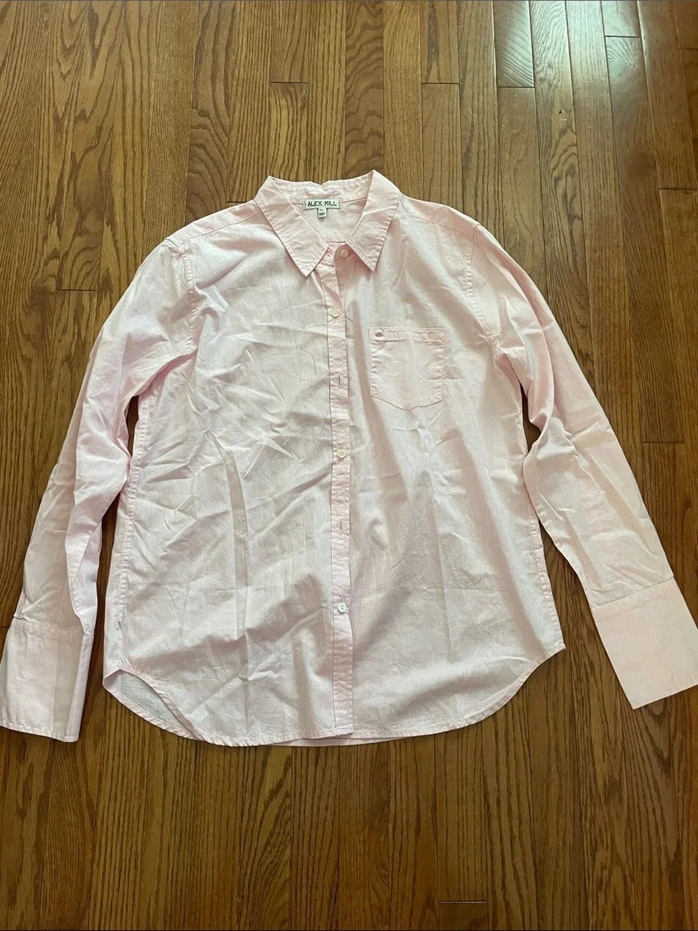 Alex Mill Pink Button Down Shirt Sz XL